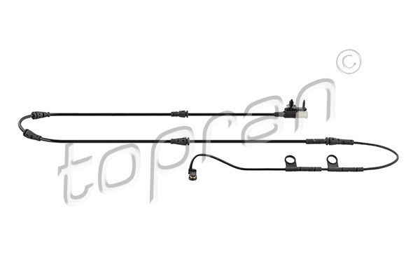 Jutiklis, stabdžių trinkelių susidėvėjimas TOPRAN 638 963