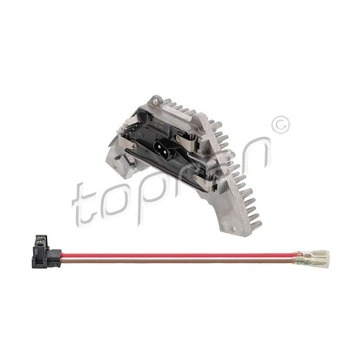 Reguliatorius, keleivio pusės ventiliatorius TOPRAN 723 908