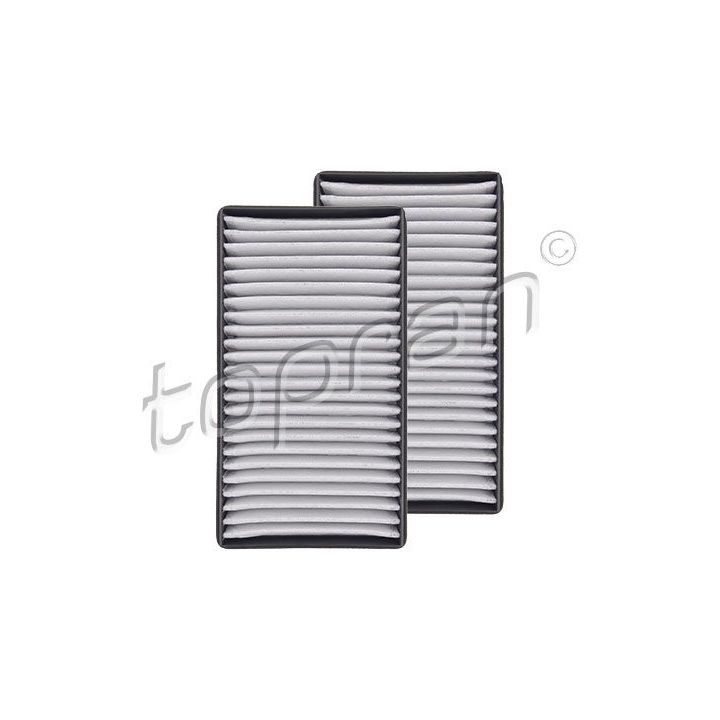 Filtrų rinkinys, kabinos oras TOPRAN 500 670