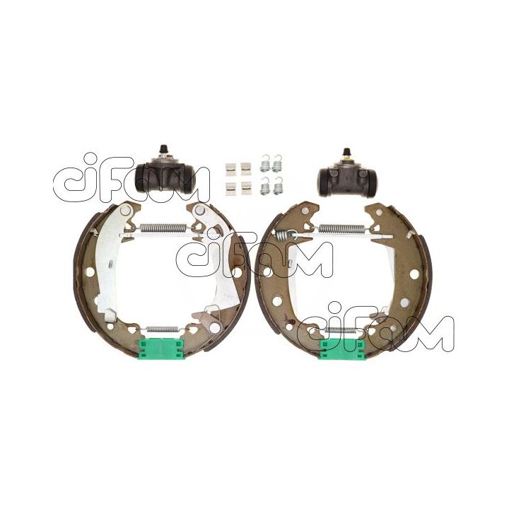 Stabdžių trinkelių komplektas CIFAM 151-036