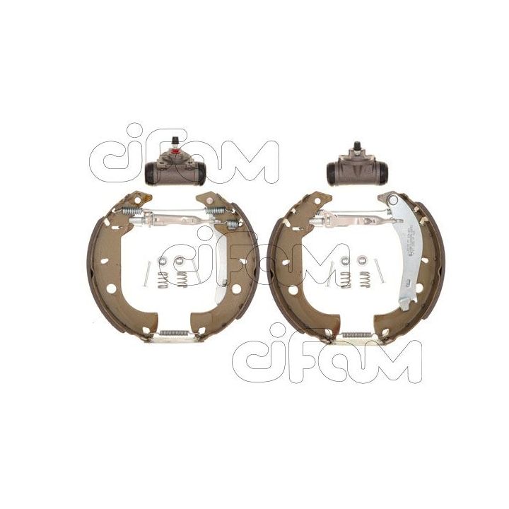 Stabdžių trinkelių komplektas CIFAM 151-037