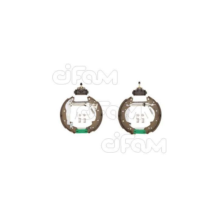 Stabdžių trinkelių komplektas CIFAM 151-072