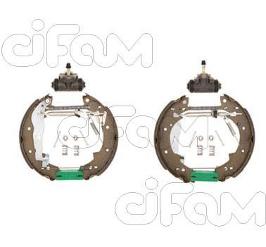 Stabdžių trinkelių komplektas CIFAM 151-072