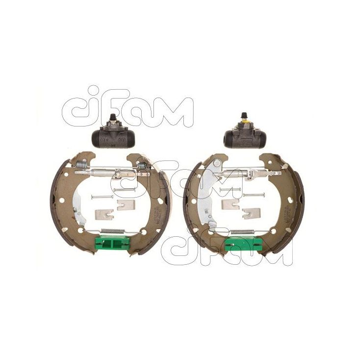 Stabdžių trinkelių komplektas CIFAM 151-089