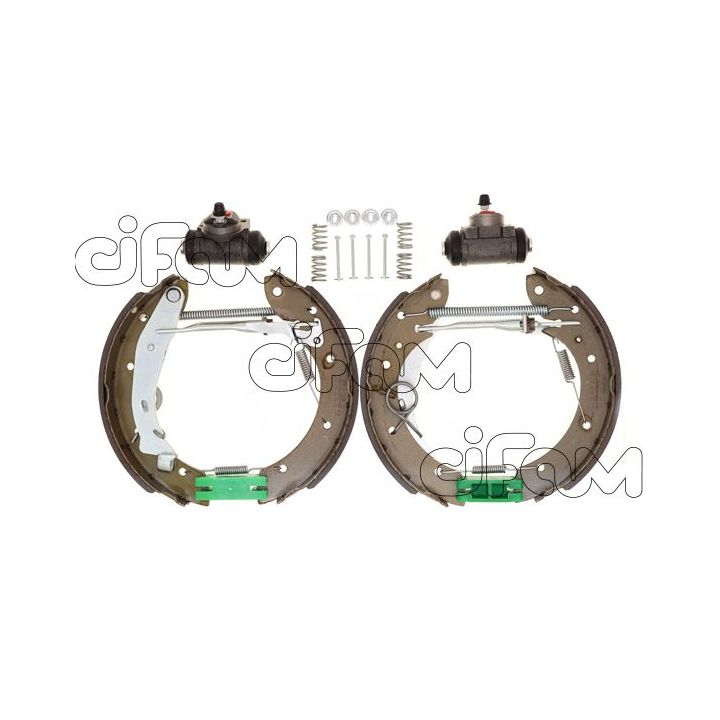 Stabdžių trinkelių komplektas CIFAM 151-140