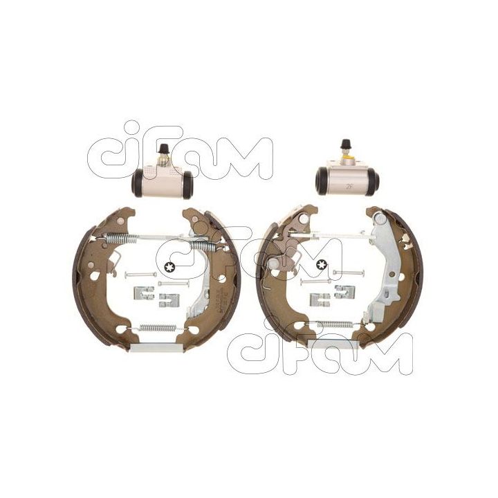 Stabdžių trinkelių komplektas CIFAM 151-146