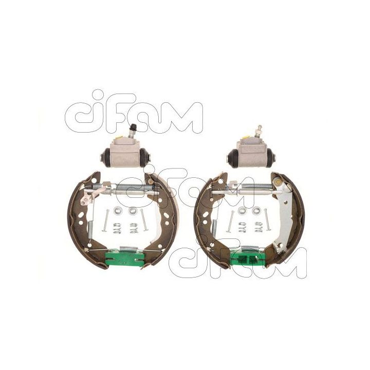 Stabdžių trinkelių komplektas CIFAM 151-315