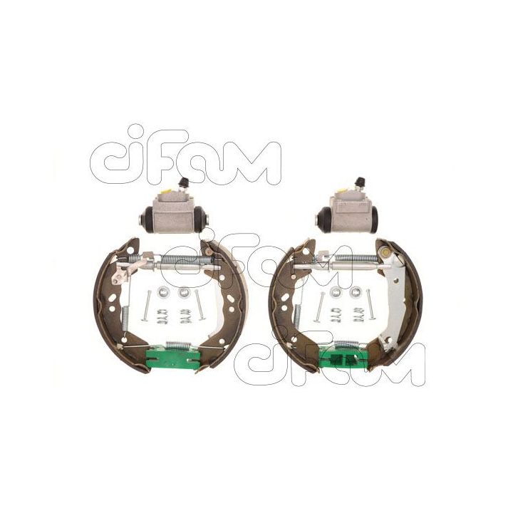 Stabdžių trinkelių komplektas CIFAM 151-316