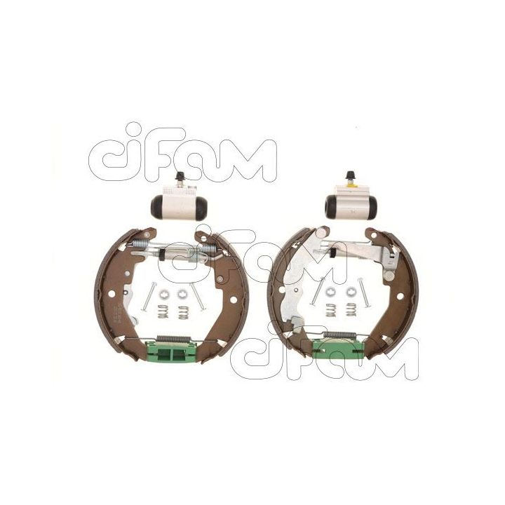Stabdžių trinkelių komplektas CIFAM 151-338