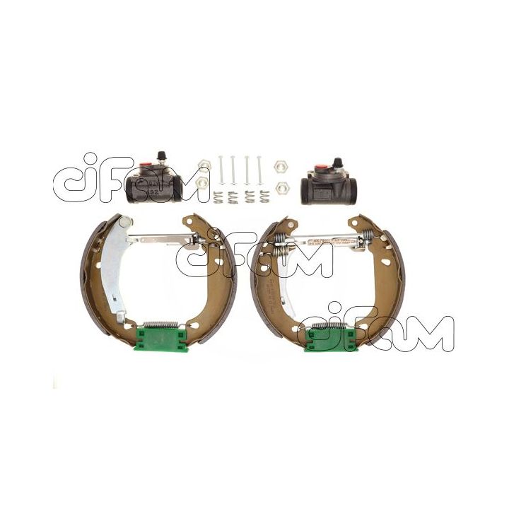 Stabdžių trinkelių komplektas CIFAM 151-398