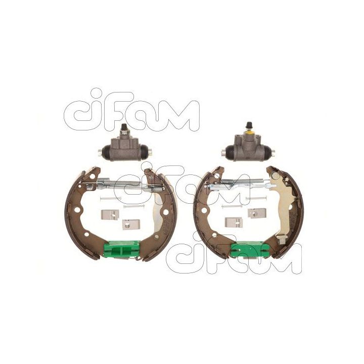 Stabdžių trinkelių komplektas CIFAM 151-506