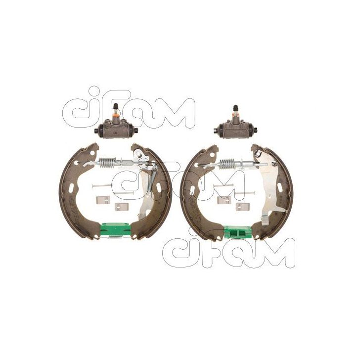 Stabdžių trinkelių komplektas CIFAM 151-538