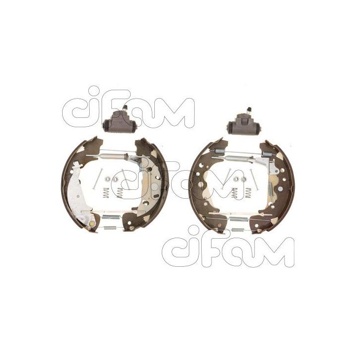 Stabdžių trinkelių komplektas CIFAM 151-540