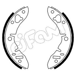 Stabdžių trinkelių komplektas CIFAM 153-004