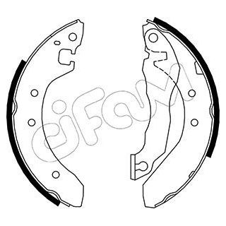 Stabdžių trinkelių komplektas CIFAM 153-005