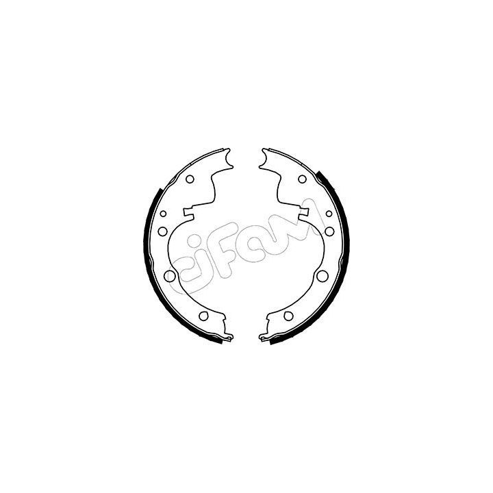 Stabdžių trinkelių komplektas CIFAM 153-064