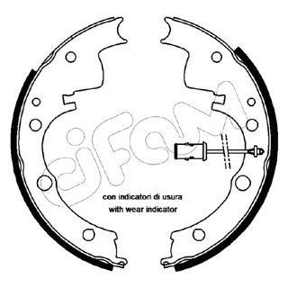 Stabdžių trinkelių komplektas CIFAM 153-065
