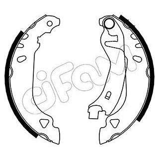 Stabdžių trinkelių komplektas CIFAM 153-066