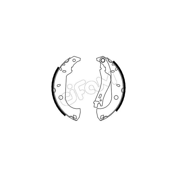 Stabdžių trinkelių komplektas CIFAM 153-067