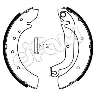 Stabdžių trinkelių komplektas CIFAM 153-068