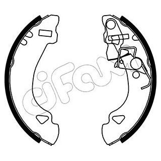 Stabdžių trinkelių komplektas CIFAM 153-069