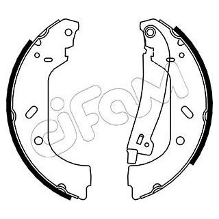 Stabdžių trinkelių komplektas CIFAM 153-074Y