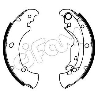 Stabdžių trinkelių komplektas CIFAM 153-076