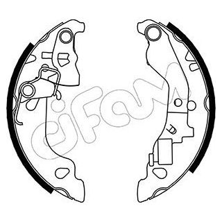 Stabdžių trinkelių komplektas CIFAM 153-079Y