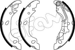 Stabdžių trinkelių komplektas CIFAM 153-080Y