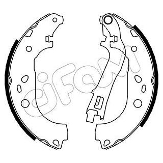 Stabdžių trinkelių komplektas CIFAM 153-088