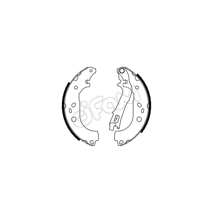 Stabdžių trinkelių komplektas CIFAM 153-088