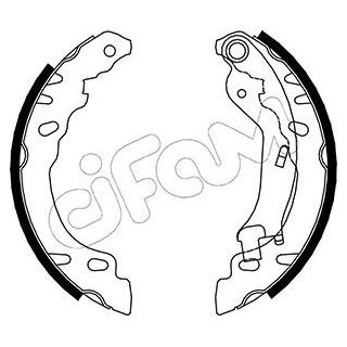 Stabdžių trinkelių komplektas CIFAM 153-090