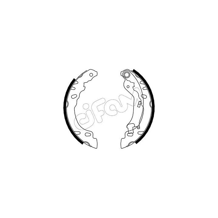 Stabdžių trinkelių komplektas CIFAM 153-090