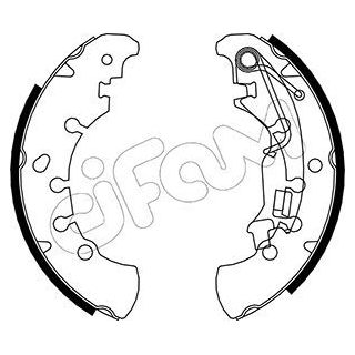 Stabdžių trinkelių komplektas CIFAM 153-091
