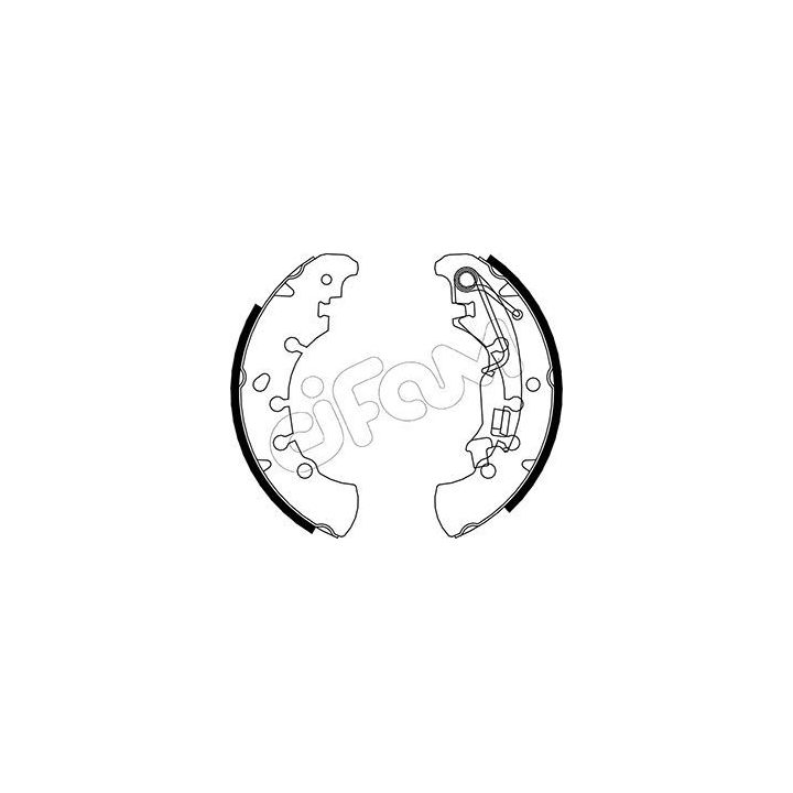 Stabdžių trinkelių komplektas CIFAM 153-091