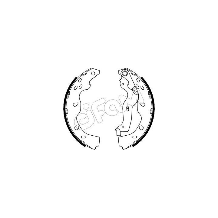 Stabdžių trinkelių komplektas CIFAM 153-096