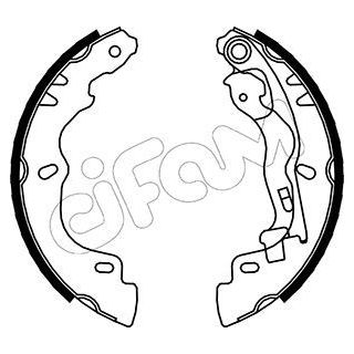 Stabdžių trinkelių komplektas CIFAM 153-098
