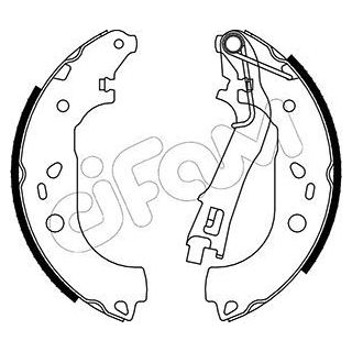 Stabdžių trinkelių komplektas CIFAM 153-099