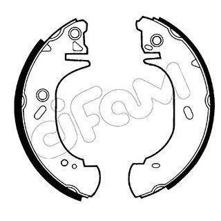 Stabdžių trinkelių komplektas CIFAM 153-127