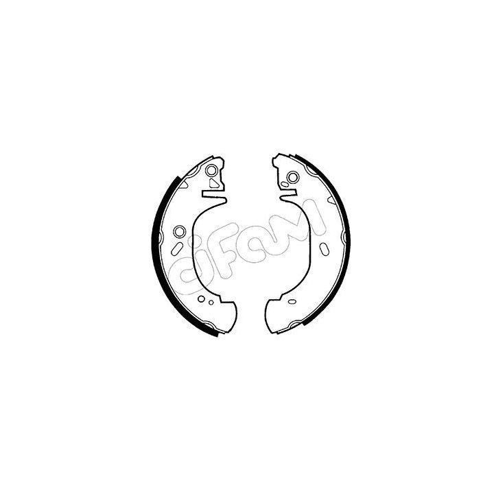 Stabdžių trinkelių komplektas CIFAM 153-127