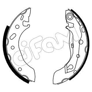 Stabdžių trinkelių komplektas CIFAM 153-128