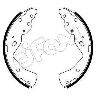 Stabdžių trinkelių komplektas CIFAM 153-144