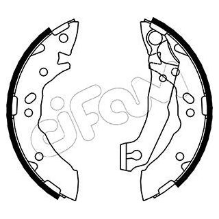 Stabdžių trinkelių komplektas CIFAM 153-169