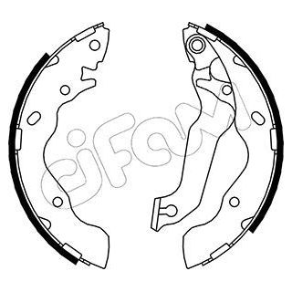 Stabdžių trinkelių komplektas CIFAM 153-171