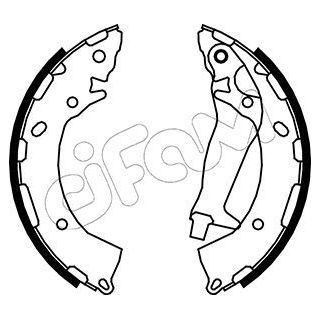 Stabdžių trinkelių komplektas CIFAM 153-189