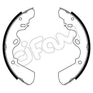 Stabdžių trinkelių komplektas CIFAM 153-190