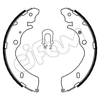 Stabdžių trinkelių komplektas CIFAM 153-194