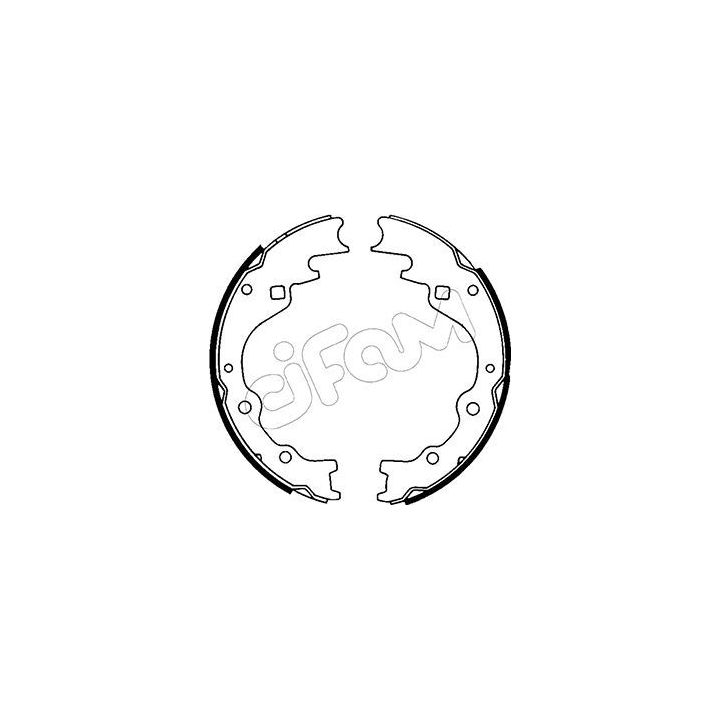 Stabdžių trinkelių komplektas CIFAM 153-202