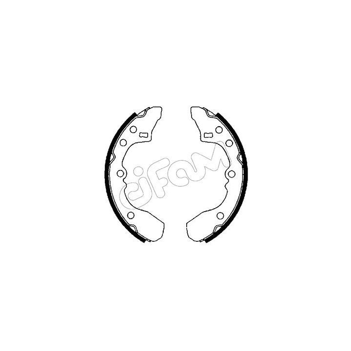 Stabdžių trinkelių komplektas CIFAM 153-203