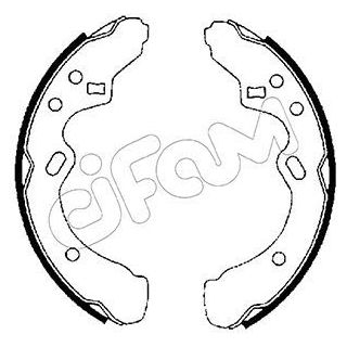 Stabdžių trinkelių komplektas CIFAM 153-204